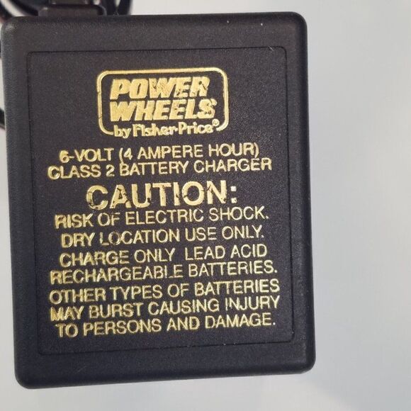 Power Wheels Fisher Price 6 Volt 400mA Class 2 Battery Charger 00801-0976 - Picture 4 of 5